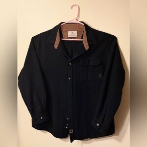 Legendary Whitetails Men's Black Shirt Jacket